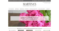 Desktop Screenshot of martinas.com